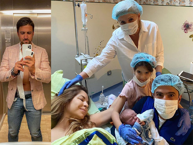 Јанку исцепали кошуљу, Емили већ видела брата: После славља уследио одлазак у породилиште код Биљане и бебе (ФОТО)